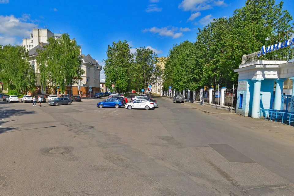 Перекресток М.Ульяновой и Пушкинской, 2020 год