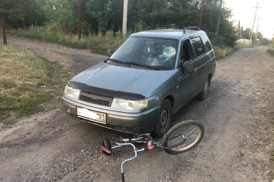 В Ростовской области в аварии пострадал школьник-велосипедист. Фото: ГИБДД по РО