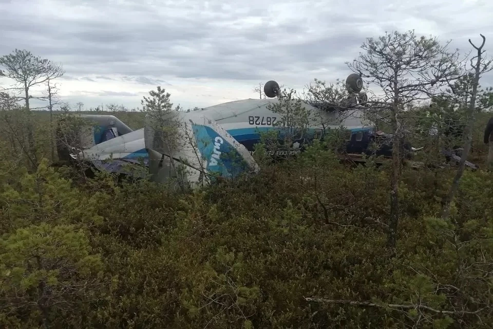Следователи изъяли «черный ящик» с самолета Ан-28. Фото: Сибирский авиационный поисково-спасательный центр