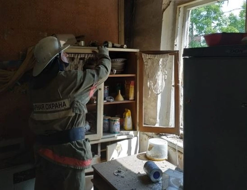 В поселке Пенькозаводской Свердловского района в частном доме погибла женщина. Фото: ГУ МЧС России по Орловской области