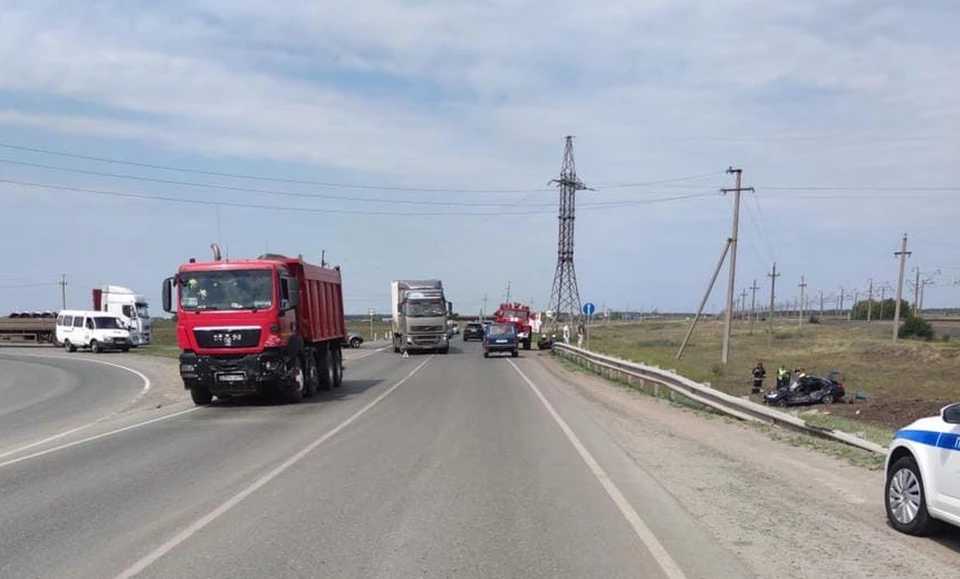 Женщина из «Датсуна» скончалась на месте происшествия. Фото: УМВД России по Омской области