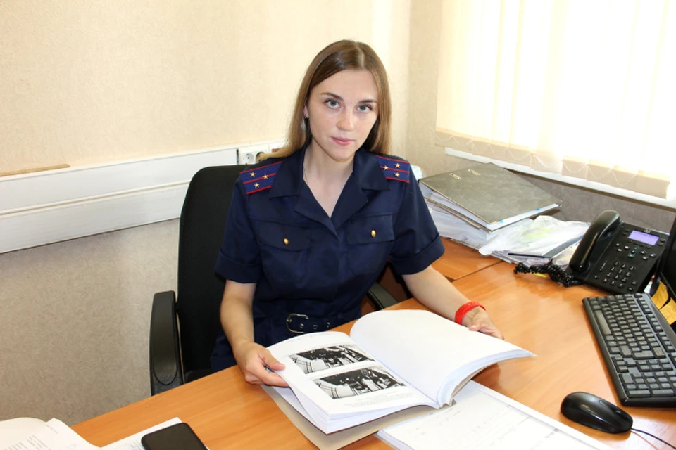 Мария Пикулева работает в следственном отделе уже четвертый год. Фото: пресс-служба СУ СКР по Кировской области