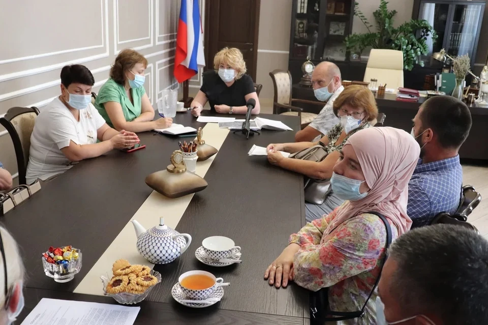 Янина Павленко на встрече с жителями. Фото: «ВКонтакте»