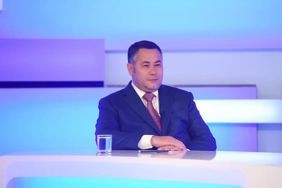 Губернатор выступил в прямом эфире.