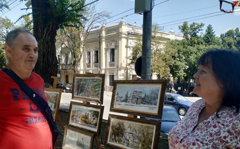Художники Антонина и Виталий Грищук