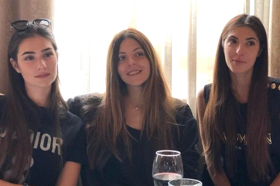 Анастасия Шубская с сестрами Анной и Марией. Фото: Инстаграм.