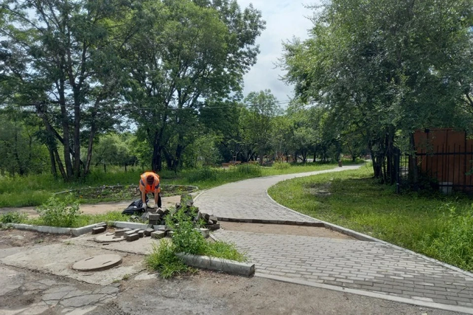 Сквер в хабаровской Березовке снабдили камерой видеонаблюдения