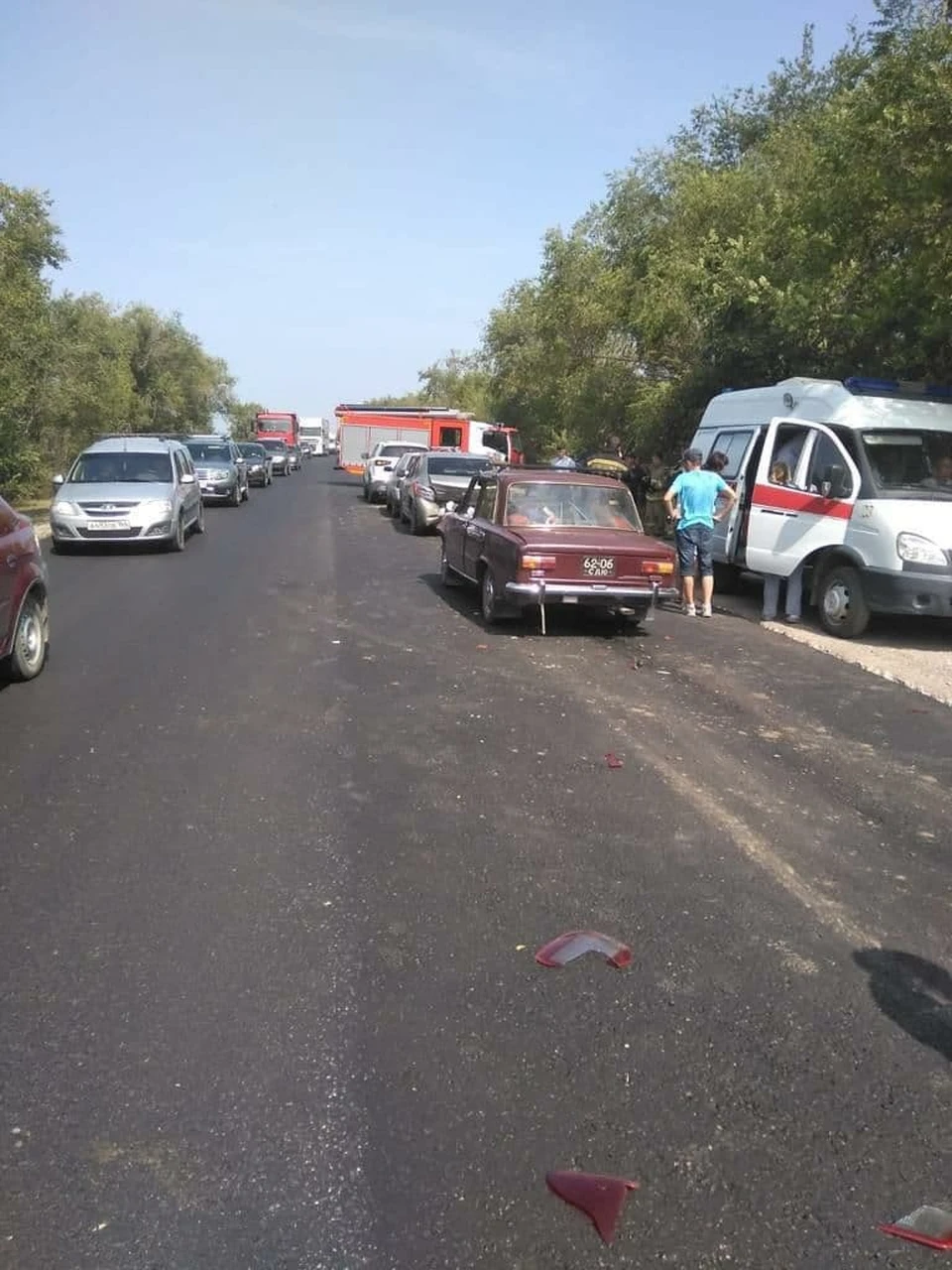 Столкнулись четыре автомобиля