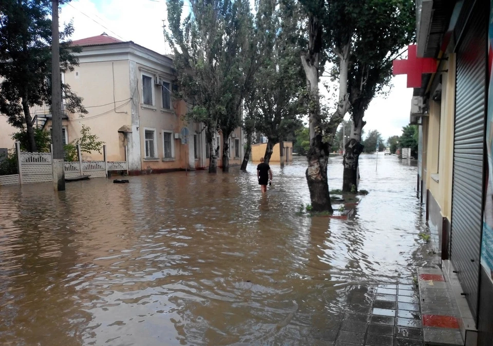 В Керчи комиссия приступила к подсчету ущерба, который был нанесен городу в результате подтопления