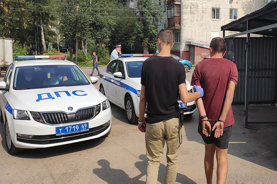 Угонщик пытался скрыться, но был задержан Фото: УМВД России по Тверской области