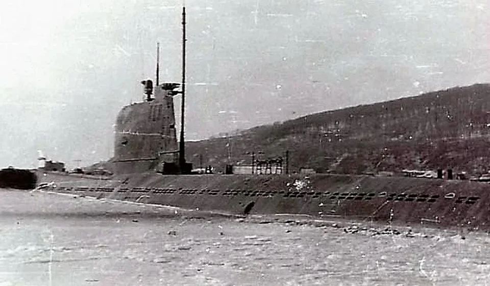 Б-855 выходит в море. Январь 1990 года. Фото из архива Алексея Пестерева