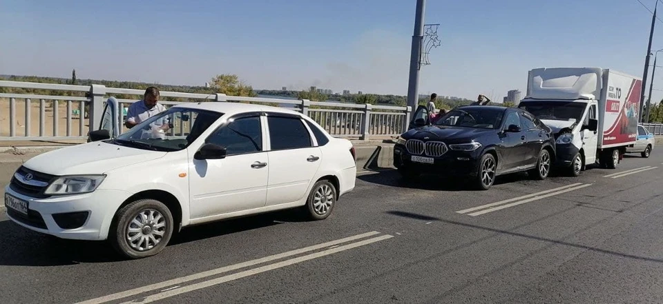ДТП на мосту Саратов-Энгельс