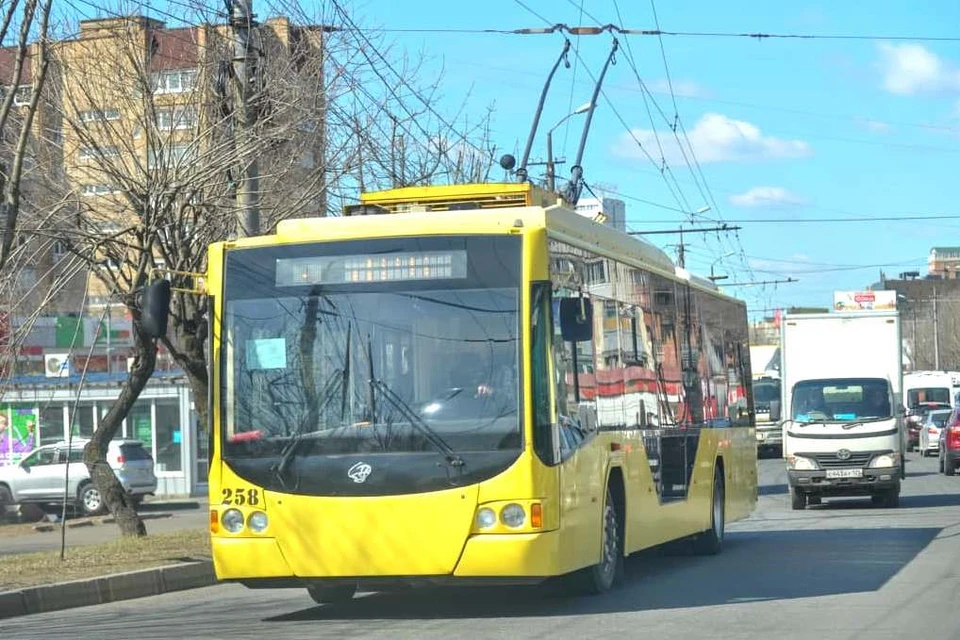 Во Владивостоке осталась только одна линия троллейбусов