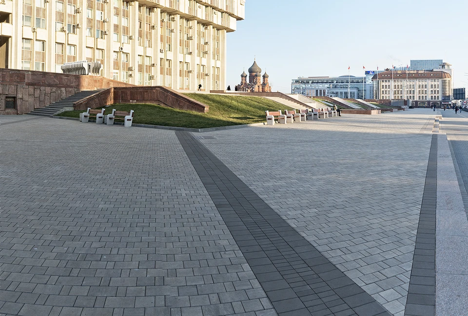 Десятки городских пространств Тулы оформлены плиткой БРАЕР.