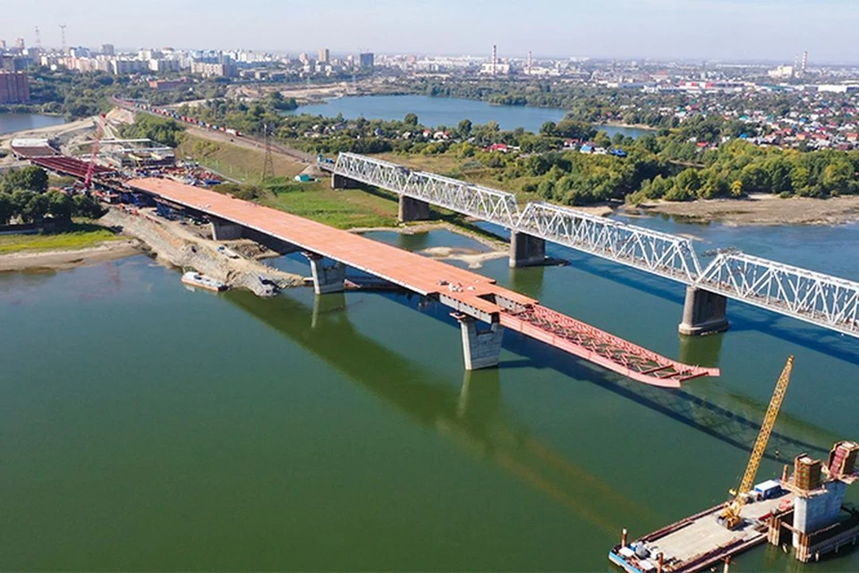 Фото новый мост новосибирск
