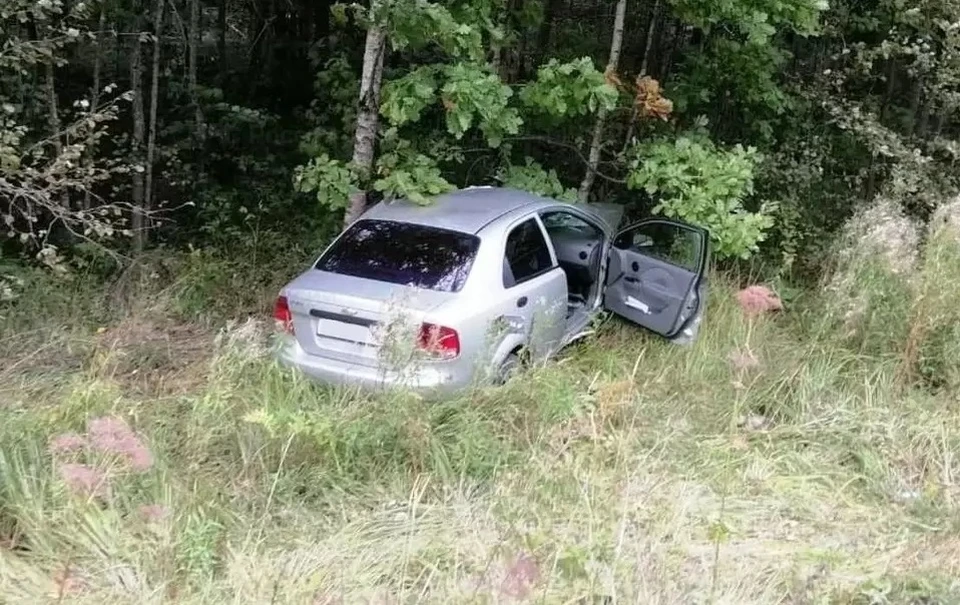 Снимок с места аварии.