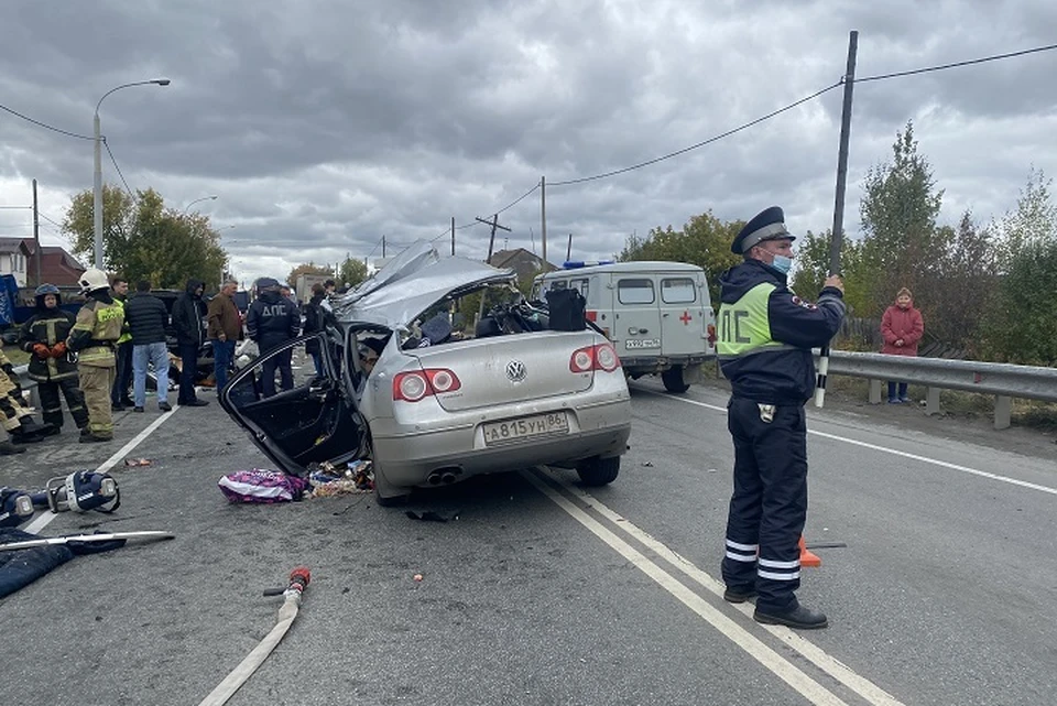 Авария произошла 16 сентября 2021 года около 11:54. Фото: УГИБДД ГУ МВД России по Свердловской области