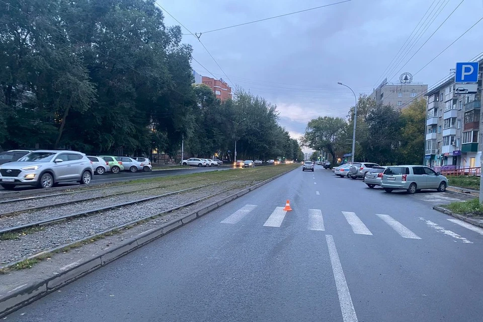 В Новосибирске иномарка сбила подростка, переходившего дорогу. Фото: Госавтоинспекция по Новосибирску