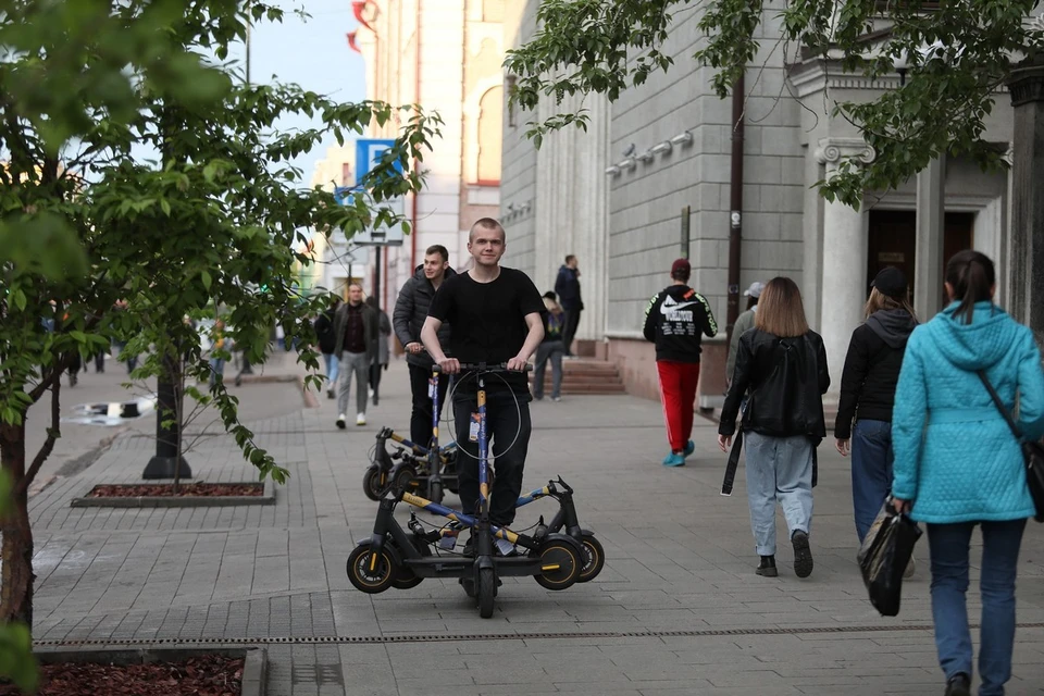 В Красноярске разработали ПДД для самокатов