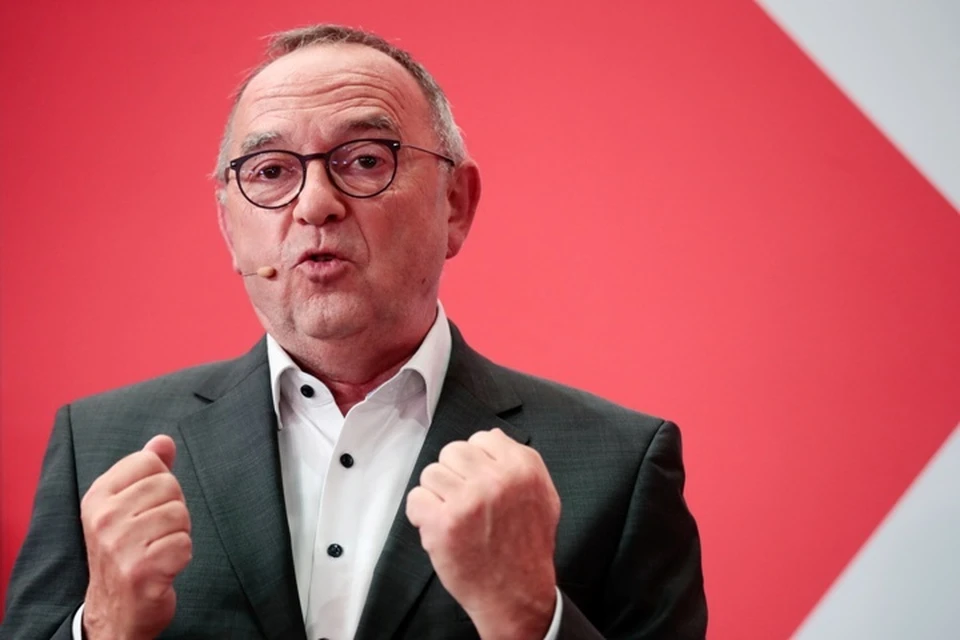 Кандидат в канцлеры ФРГ от Социал-демократической партии Германии (СДПГ) Олаф Шольц