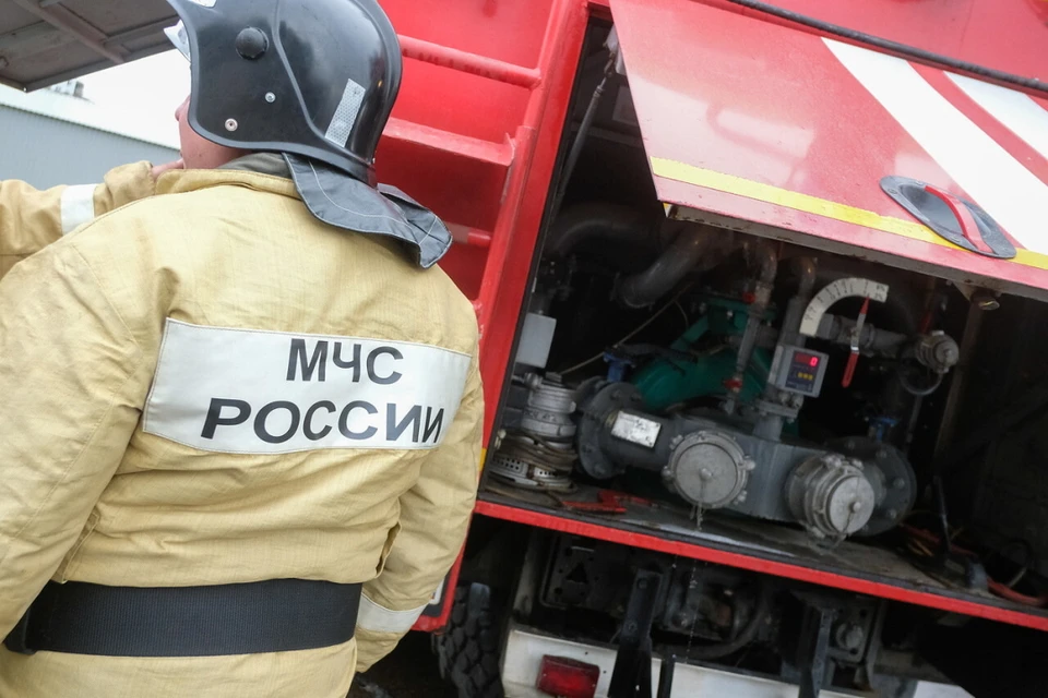 Картина загорелась в элитной трехкомнатной квартире в центре Петербурга.