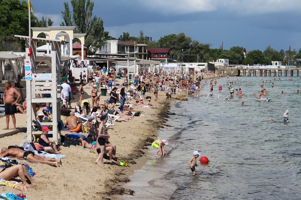 В Крыму особенно много отдыхающих летом.