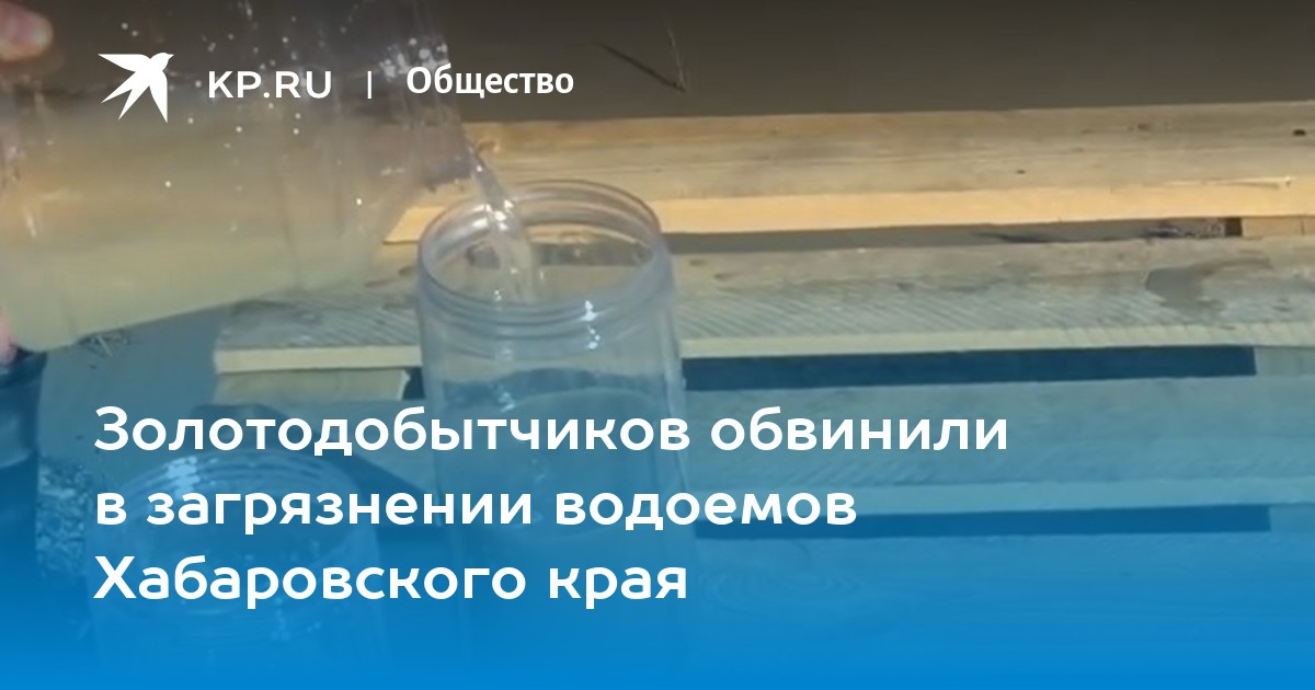 Золотодобытчиков обвинили в загрязнении водоемов Хабаровского края - Vimarsana News