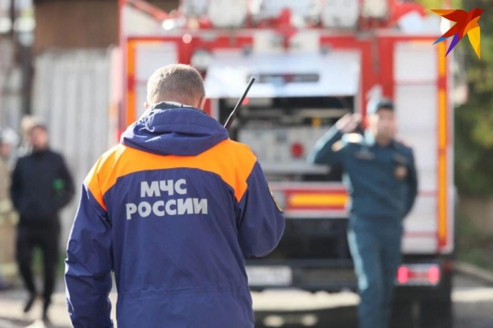 Причина пожара устанавливается.
