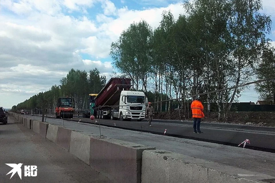 Во время дорожно-строительных работ произошёл несчастный случай.