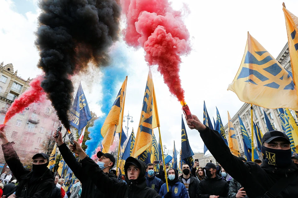 На Украине одновременно отметили День защитника и годовщину создания УПА*