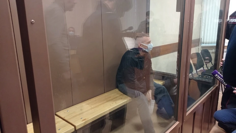 Владислав Цикунов на заседании по избранию меры пресечения. Фото: Дарья КОПОСОВА