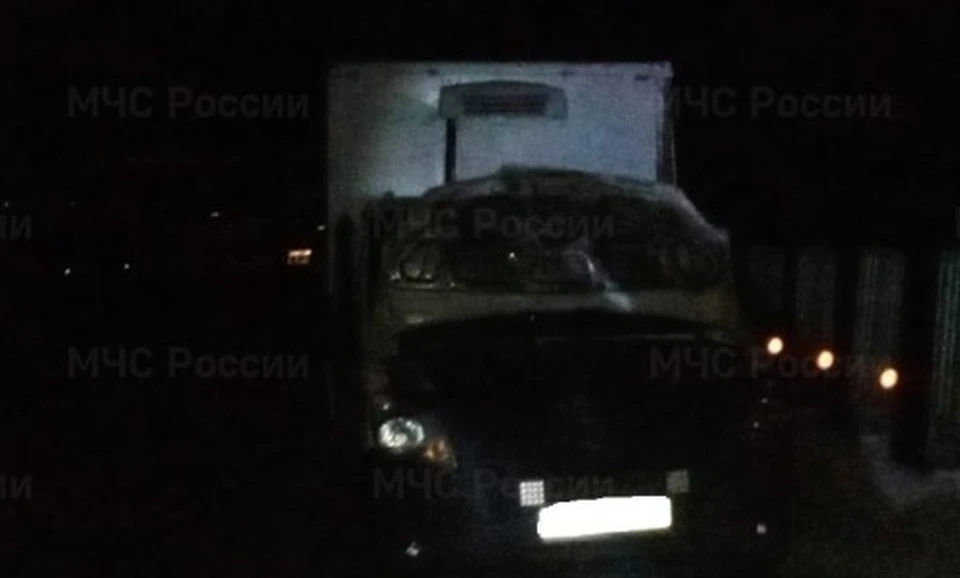 Снимок с места происшествия.