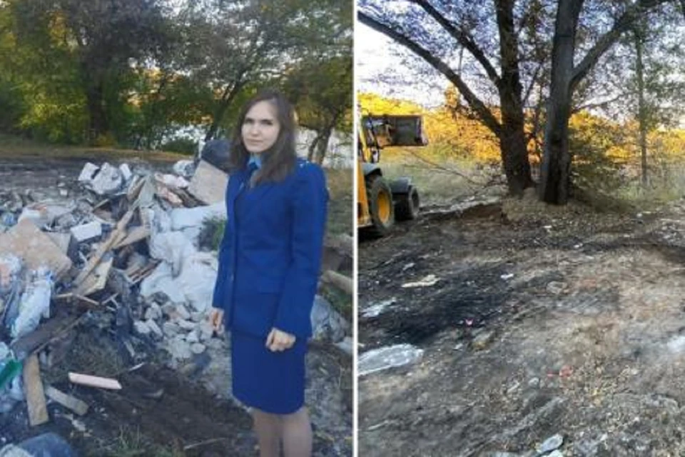 Прокуратура в Ростове заставила ликвидировать несанкционированную свалку. Фото: прокуратура РО
