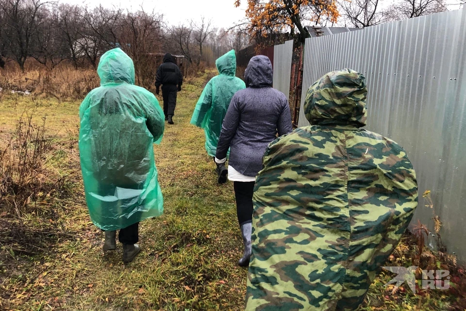 Добровольцы прочесывают территорию полузаброшенного садоводческого товарищества «Ветеран-94».