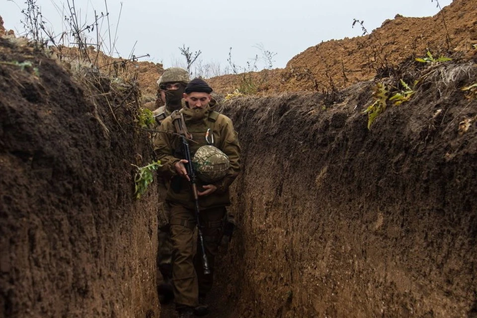 Фото окопов на украине