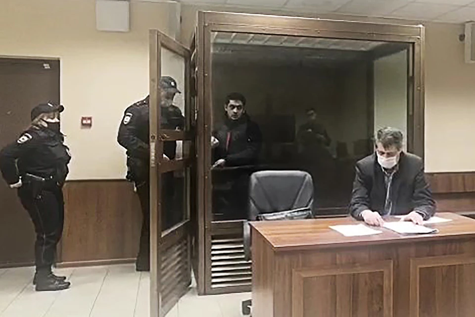 У одного из задержанных — Араза Мусаева — есть проблемы с коммуникацией. Фото: Пресс-служба Щербинского районного суда/ТАСС