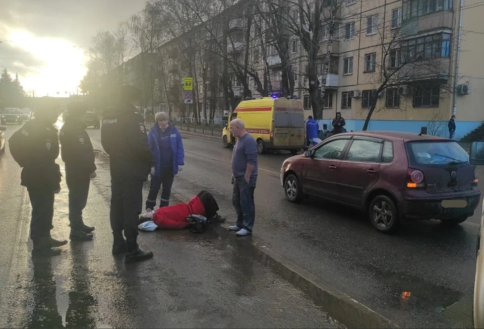 На переходе в Твери сбили женщину Фото: УГИБДД России по Тверской области