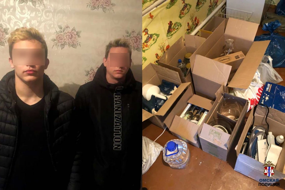 Студенту всего 19 лет, его подельнику 18. Фото: пресс-служба ГУ МВД по Омской области