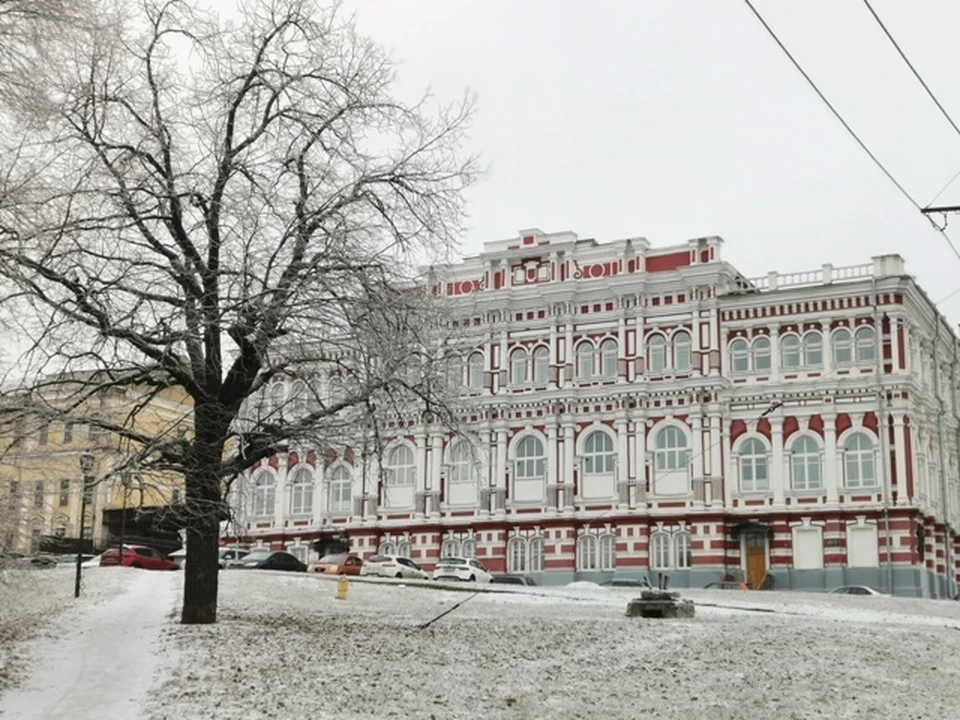 В Курск постепенно приходит зима