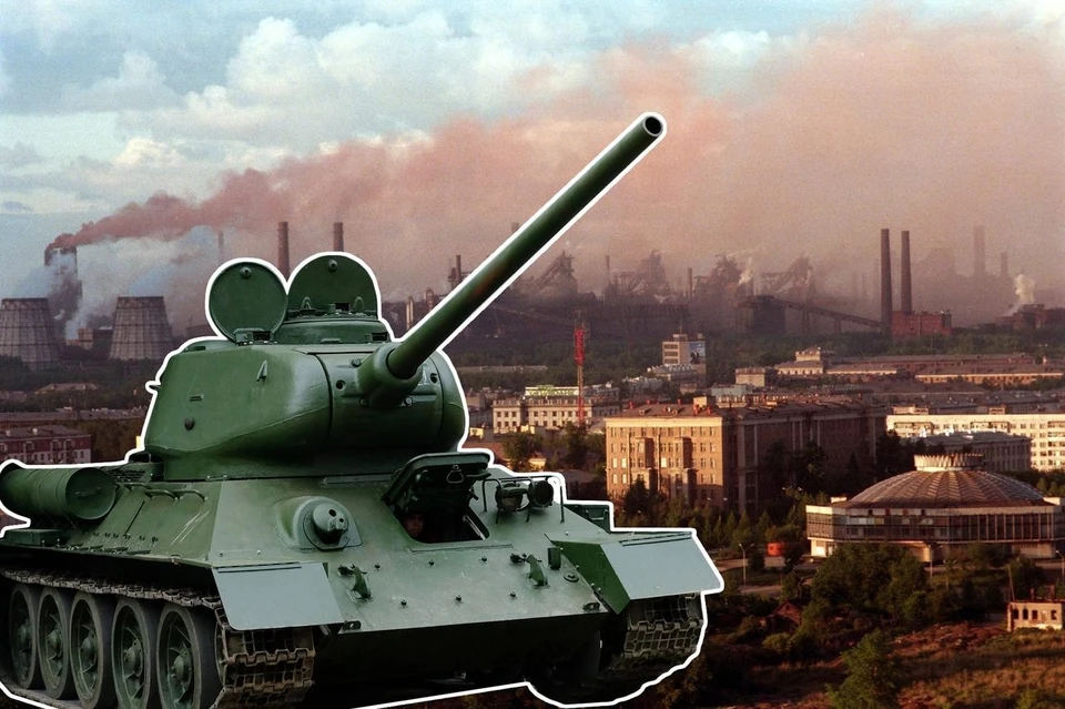К месту ЧП в 1972 году в Нижнем Тагиле доставили танк Т-34.