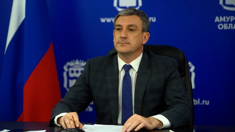 Василий Орлов принял участие в заседании президиума координационного совета при Правительстве РФ по борьбе с распространением новой коронавирусной инфекции. Фото: пресс-служба правительства Амурской области.