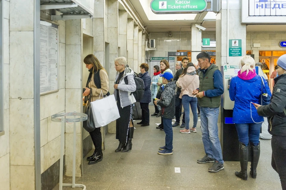 Станцию метро "Московская" собираются отремонтировать в Петербурге.