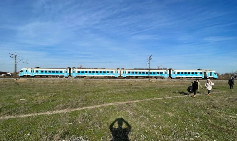 Людей пришлось экстренно высадить из электропоезда. Фото: Евгений Летов