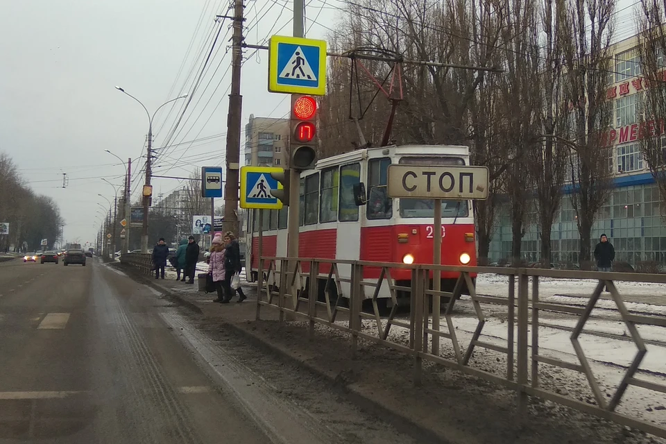 В Липецке внесли изменения в работу трамваев из-за ремонта
