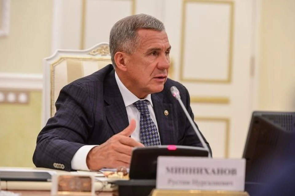 Соответствующее заявление на заседании местного совета безопасности сделал Рустам Минниханов. Фото: пресс-служба президента Татарстана