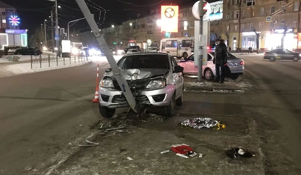 По факту аварии полиция проводит проверку. Фото: пресс-служба Госавтоинспекции по Омской области
