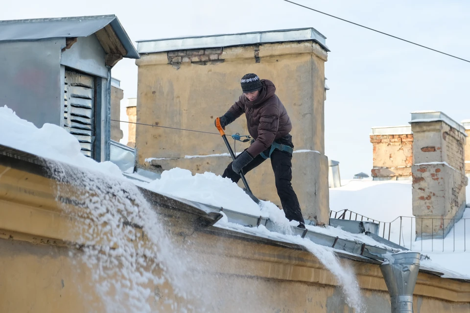 Управляющим компаниям поручили улучшить работу по уборке снега в Петербурге