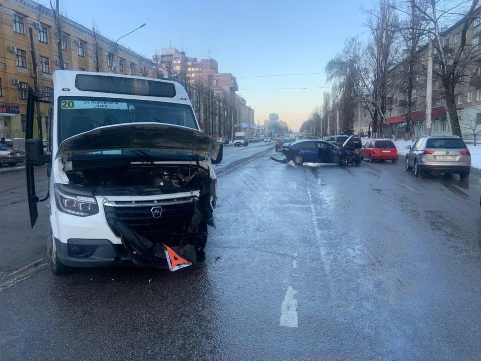 Дорога после ДТП.