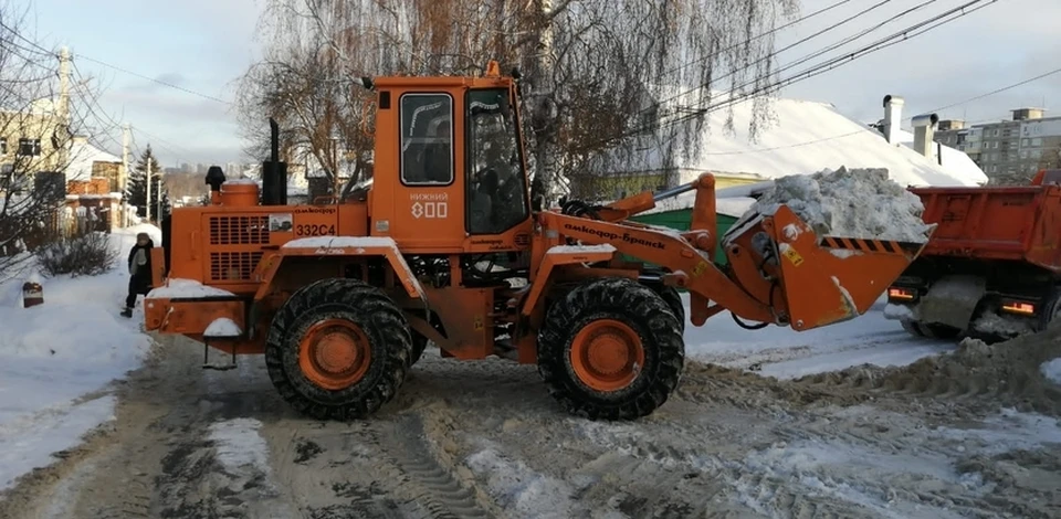 Уборка снега продолжается в областном центре. Фото: нижннийновгород.рф
