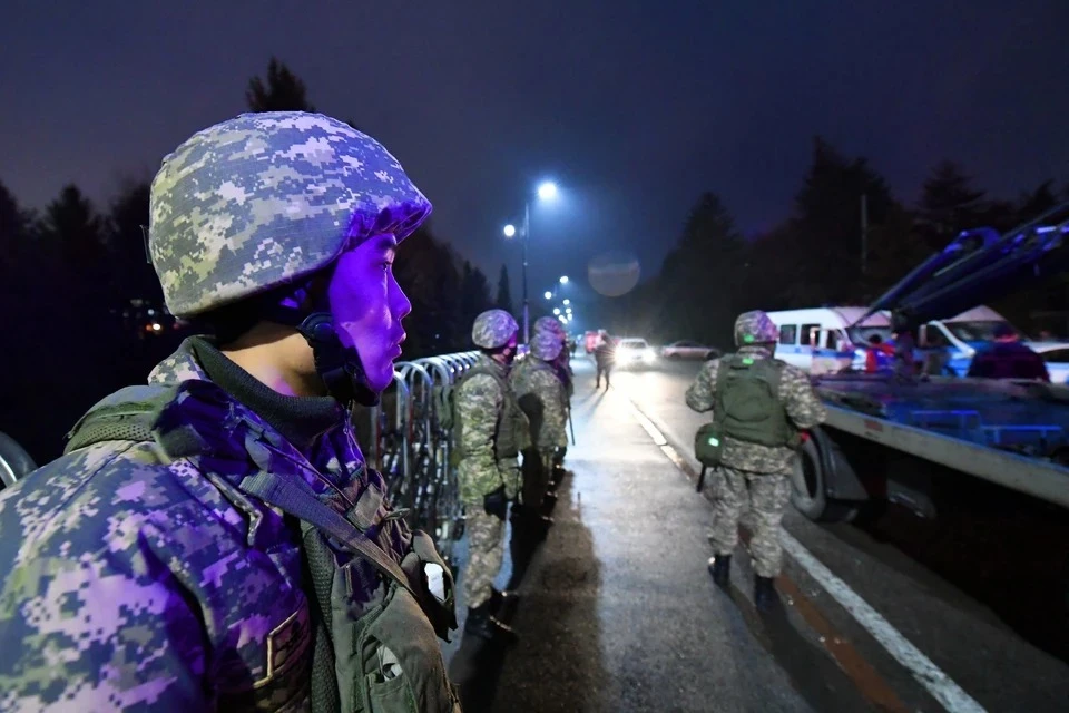 Миротворцы из числа сил Организации договора о коллективной безопасности приступили к выполнению задач в Казахстане